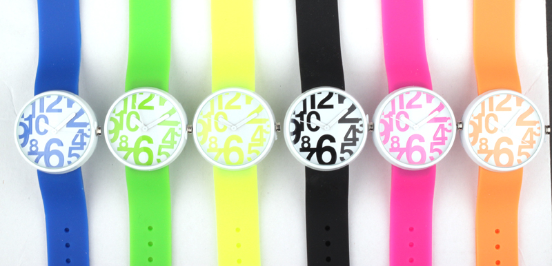 HG1388韩版时尚果冻儿童学生硅胶手表